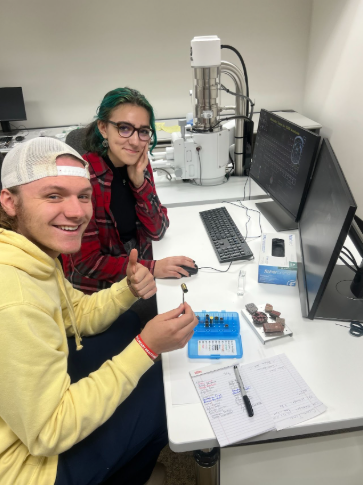 Students in the lab