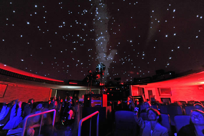 Ben Long Planetarium (Show in Progress)