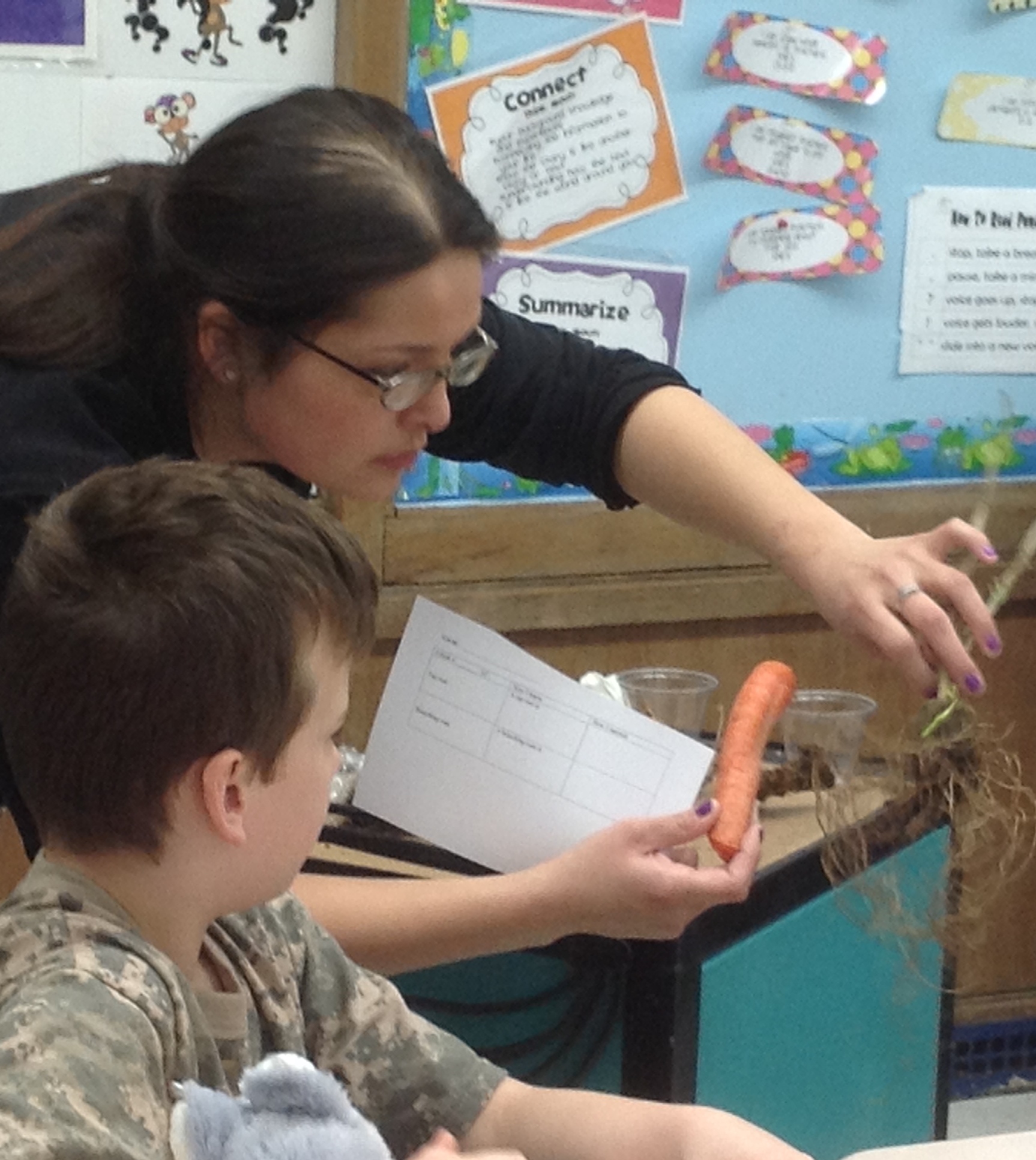 Alyssa Rickley 3rd grade science lesson on plant roots (2) Alyssa Rickley 3rd grade science lesson on plant roots