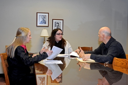 Arts and Letters students edit short story for journal Border Crossing. Fiction Editors