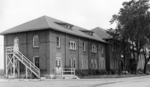 Fort Brady Post Office in the 1940s.