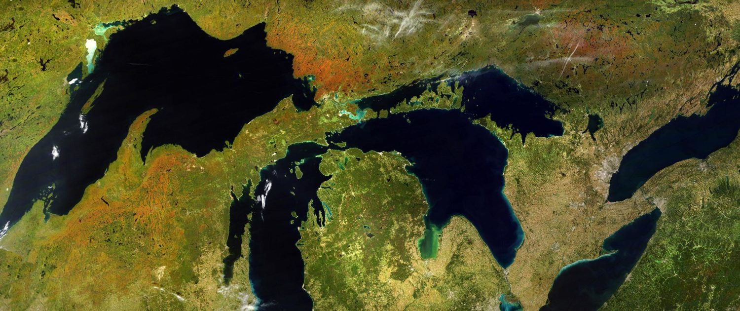 Picture of Michigan from Space