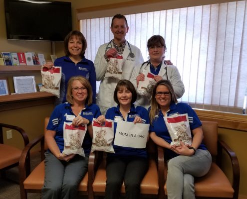 Mom in a Bag With the Health Center Staff Mom in a Bag For any LSSU Student