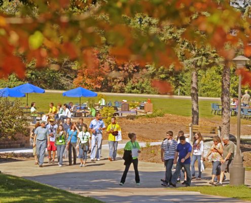 Campus comes to life in the Fall