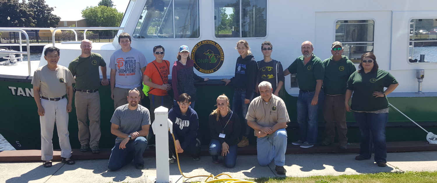 Spending time with the Coast Guard during Natural Resources Camp