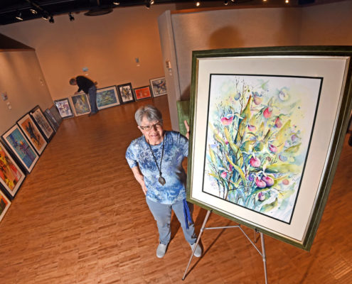 Helga Flower exhibit