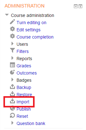 Import Link