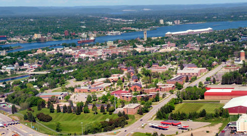 LSSU aerial photo