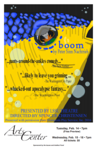 boom Fish with atomic explosion in eye.
