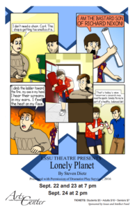 Lonely Planet Promotional Poster Comic Strip