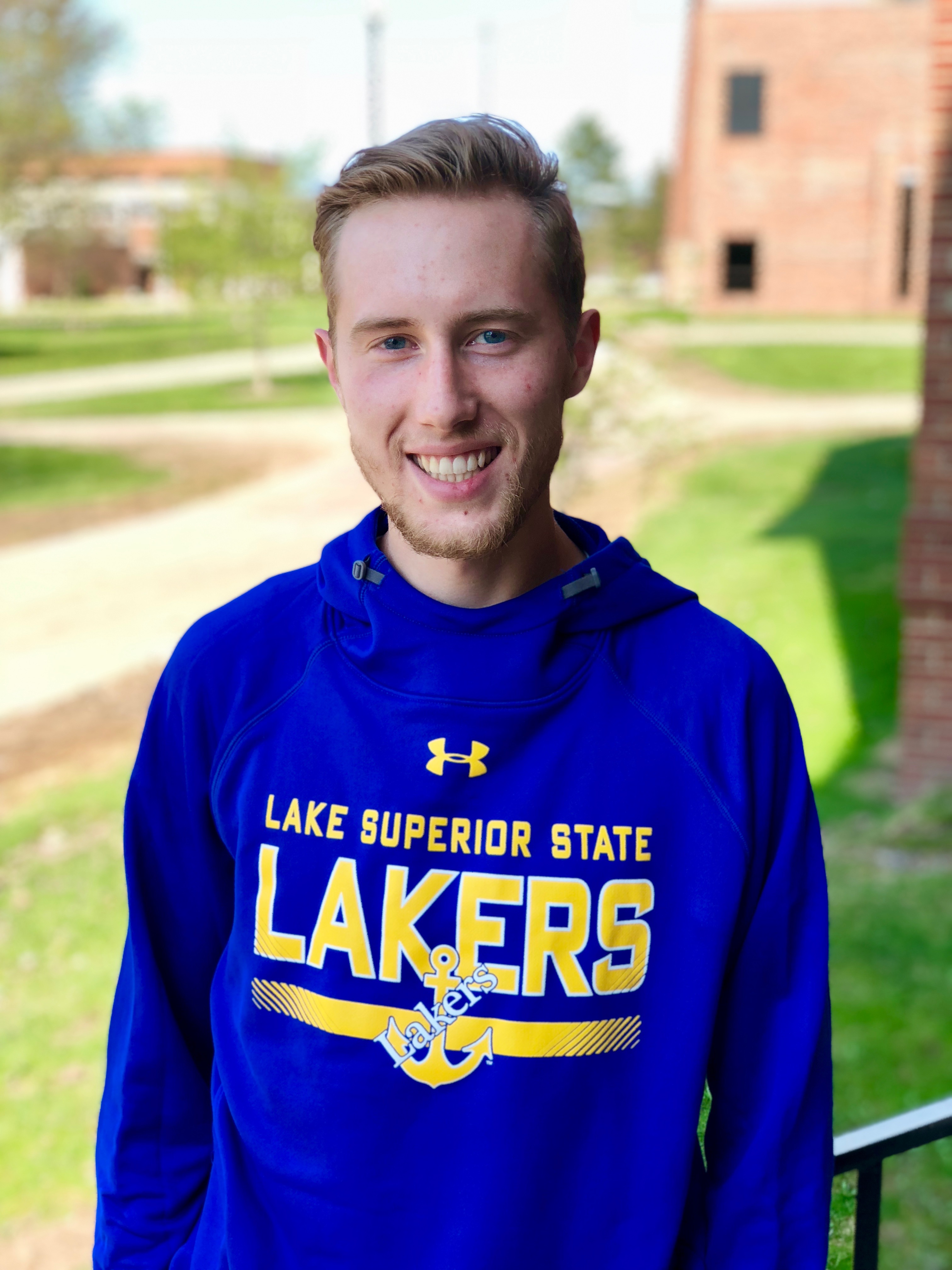 Student Spotlight- Jack Miles student jack miles standing on Brady Hall porch