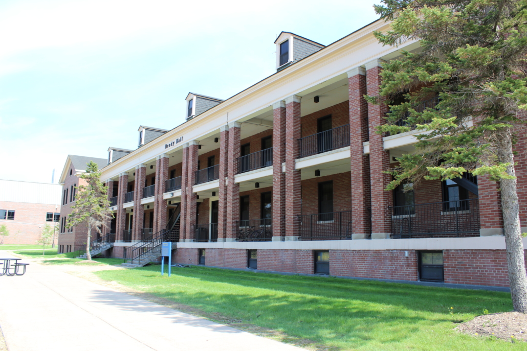 Historic Brady Hall. Brady hall serves as housing for both freshmen girls and boys.