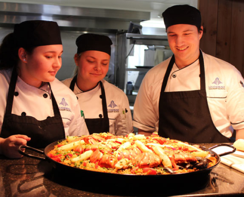 Les Cheneaux Culinary School students