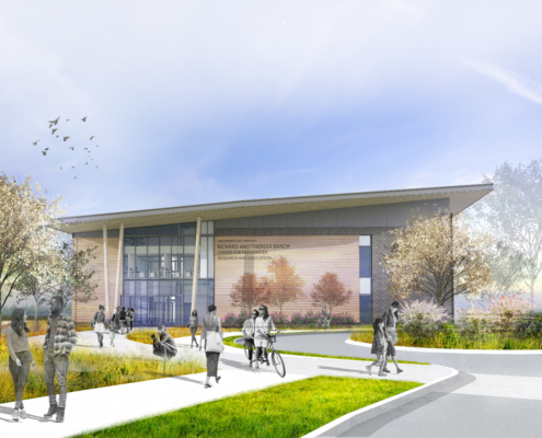 Artist Rendering of the South Side of CFRE