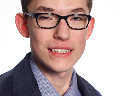 Parker Dagenais, a junior Kinesiology student, concentrating in Sports and Fitness Management,