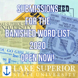 Banished Word list graphic, Submissions are now open