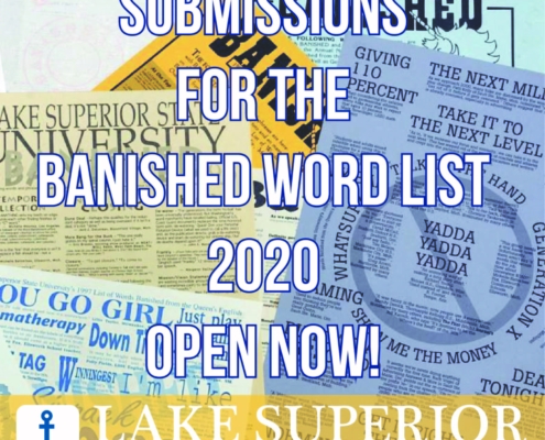 Banished Word list graphic, Submissions are now open