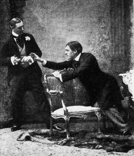 Two men performing The Importance of Being Earnest