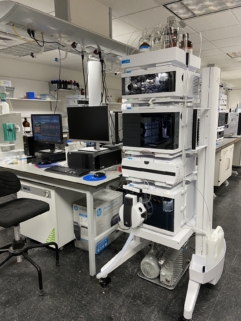 The newly installed Agilent 1290 Infinity II UHPLC and Ultivo QQQ mass spectrometer