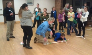 Dr. Smith helps 4-H kids launch rockets!