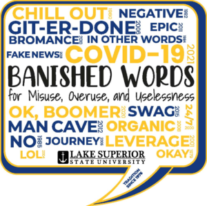 Banished Words List graphic