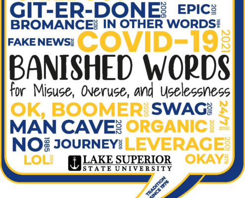 Banished Words List graphic