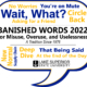 2022 banished words