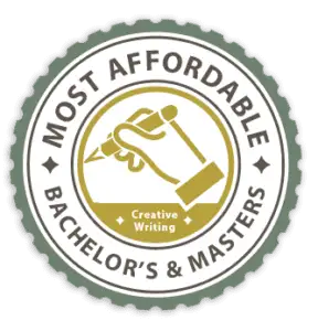 Most Affordable Creative Writing Program emblem