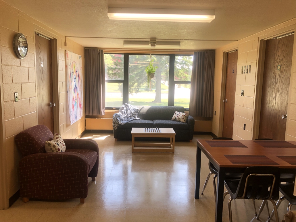 Student Village Living Area at Lake Superior State University