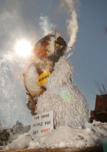 2009 Snowman Burning