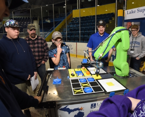 2019 First Robotics Competition at Lake State