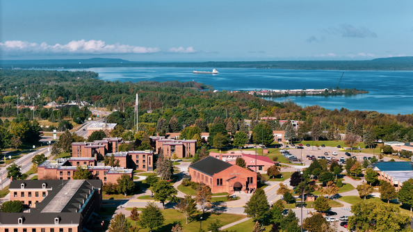 Campus overhead view