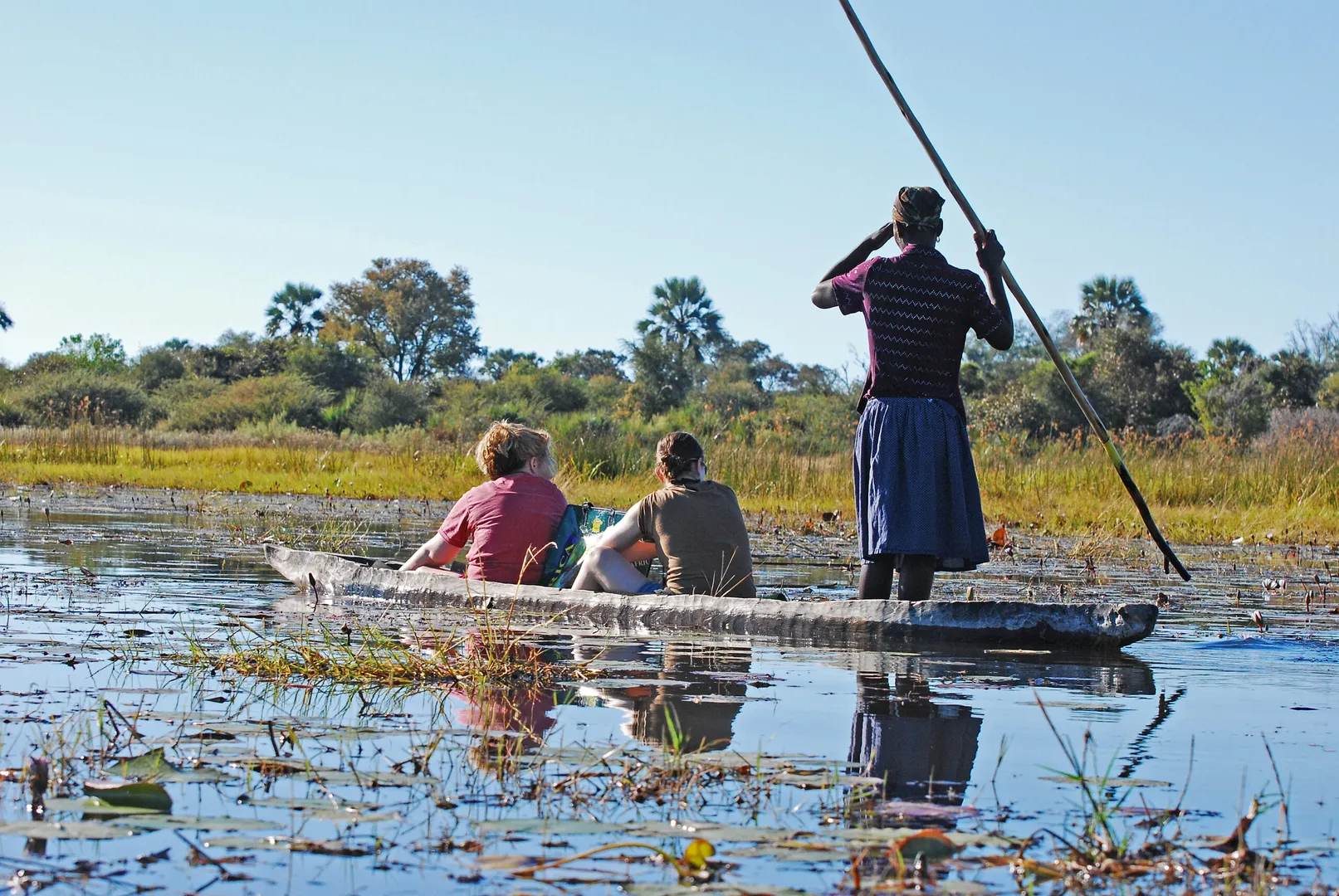 Students Canoeing in Africa
