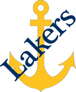LSSU Anchor with 'Lakers' text across it.