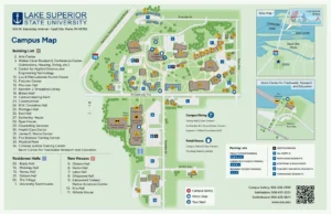 Campus Map of Lake Superior State University