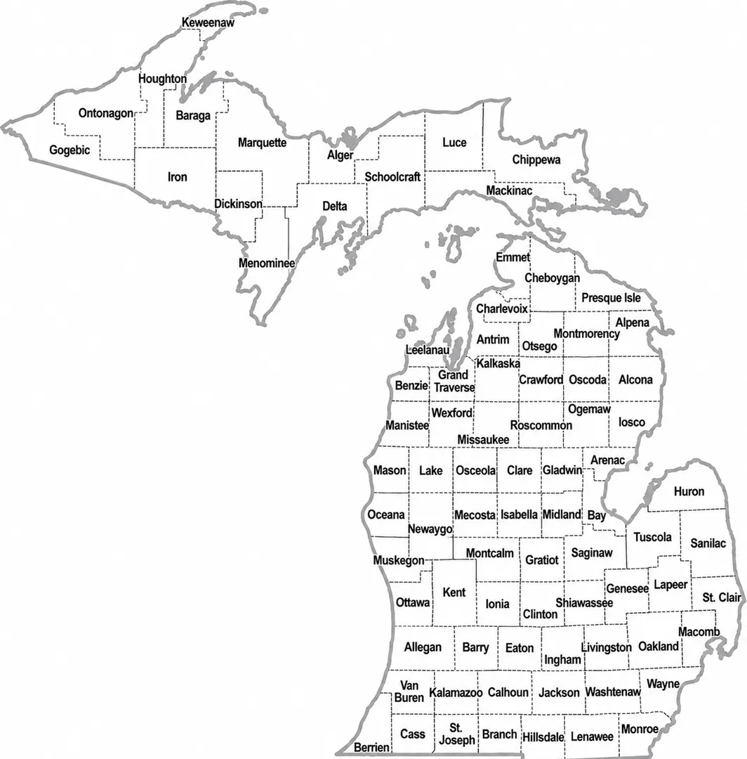 Map of Michigan