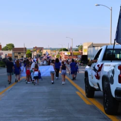 LSSU Float during parade